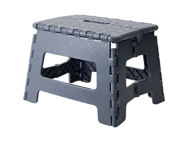 Klapphocker 26 x 22 x 22 cm, grau
