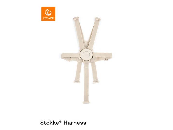 Stokke Sicherheitsgurt, Beige, Kunststoff, Textil, individuell verstellbar, stabiles Gurtband, Baby- und Kindermöbel, Babyzimmer, Hochstuhl