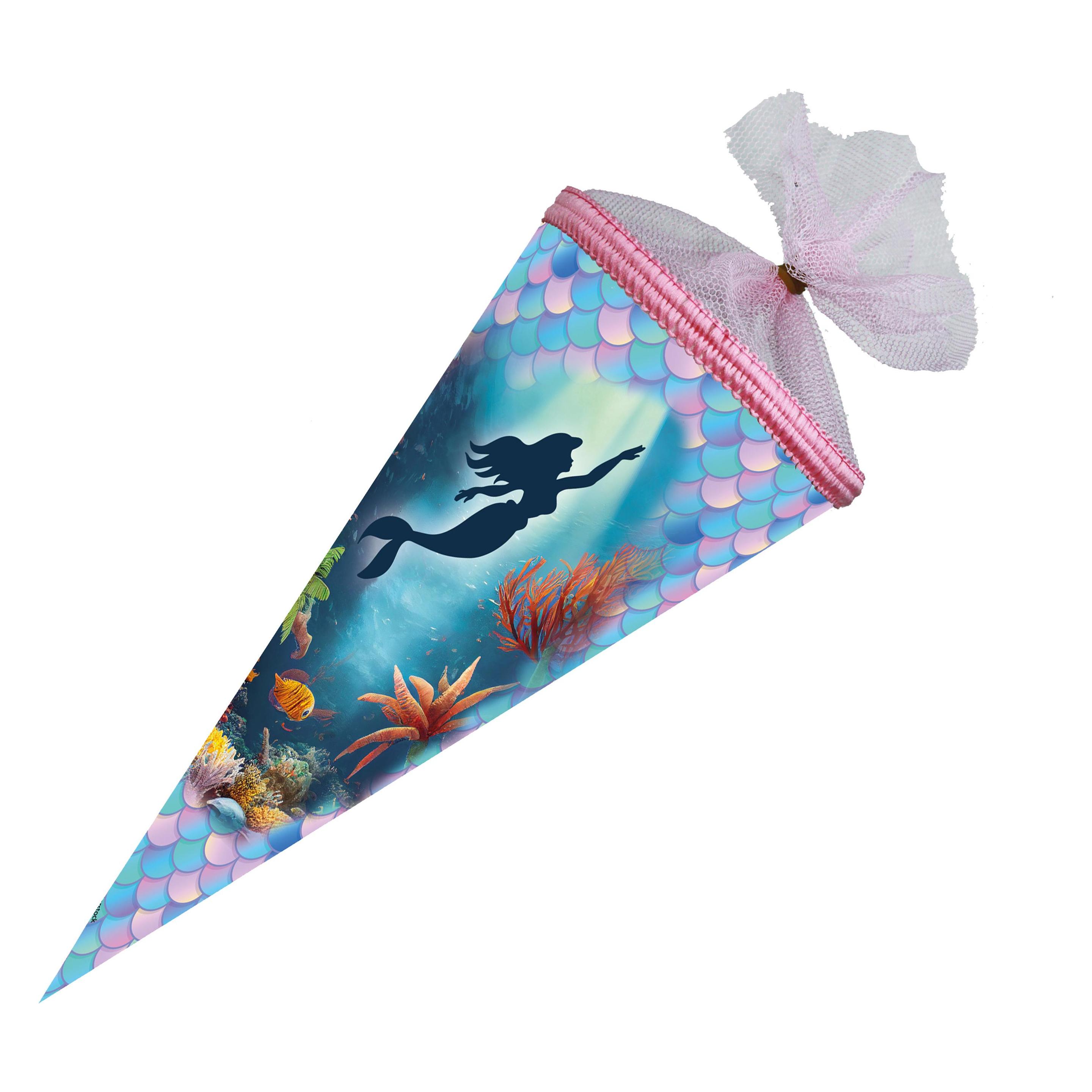 Magni Schultüte Meerjungfrau 22cm rund (22 cm) (43432295)