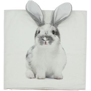 Frank-Flechtwaren Osterdeko 337280, Kissenhülle aus Polyester, 45 x 45 cm