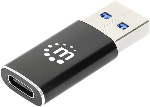 Manhattan USB 3.2 Gen 2 (USB 3.1 Gen 2) Adapter [1x USB 3.2 Gen 2 Stecker A (USB 3.1) - 1x USB 3.2 Gen 2 Buchse C (USB 3.1)]