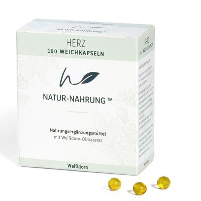 Natur-Nahrung Herz Weißdorn Weichkapseln 100 St