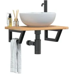 vidaXL, Waschtischkonsole, Hamelos (Trapezförmig)