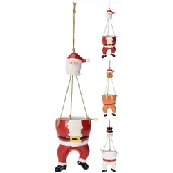 Koopman, Blumentopf, Hängeblumentopf - Weihnachten - Höhe ca. 57 cm - 1 Stück