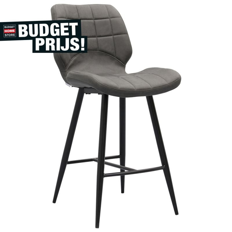 Barstoel Bryan Antraciet van Budget Home Store