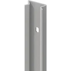 TraumGarten Pfosten-Eckmontageadapter Silber 105 cm
