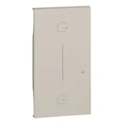 Legrand KM40M2 LivingNow 2-modulige Taste für Master-Switch ”Kommen/Gehen” in der Farbe Sand