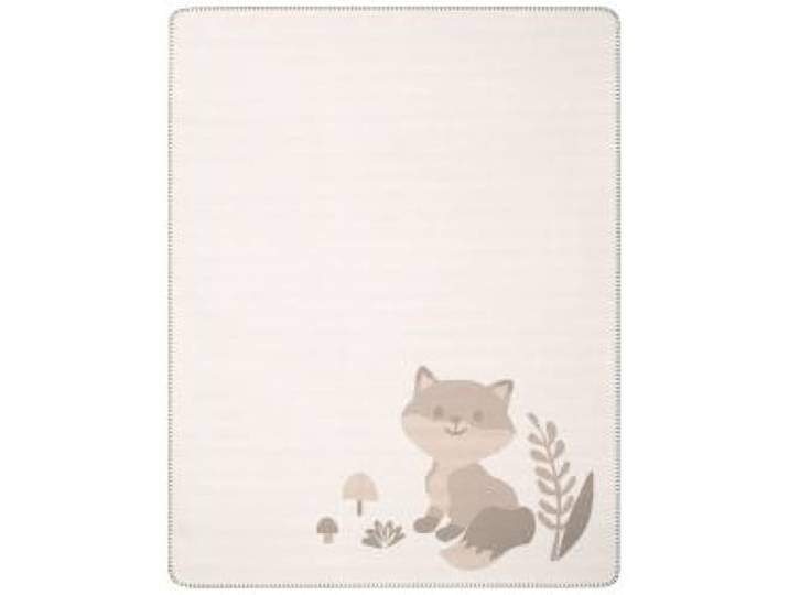 biederlack Plaid mit Zierstich Lovely & Sweet Foxy Größe 75 x 100