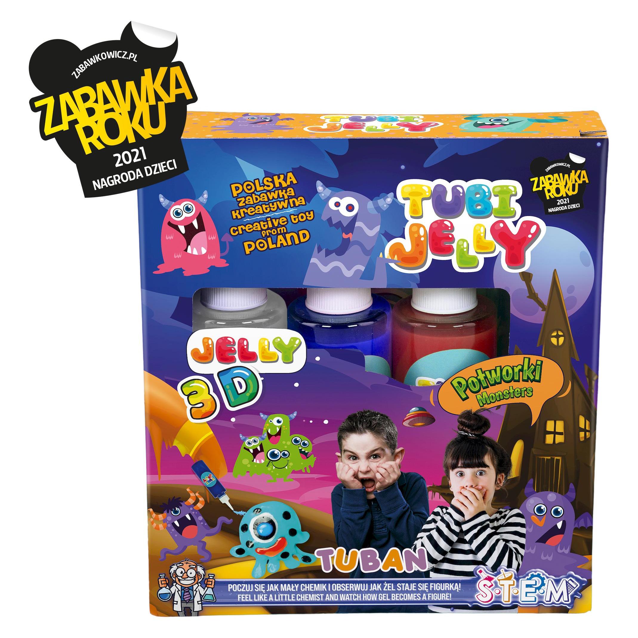 Tuban Tubi Jelly-Set mit 3 Farben - Monster (TU3318)