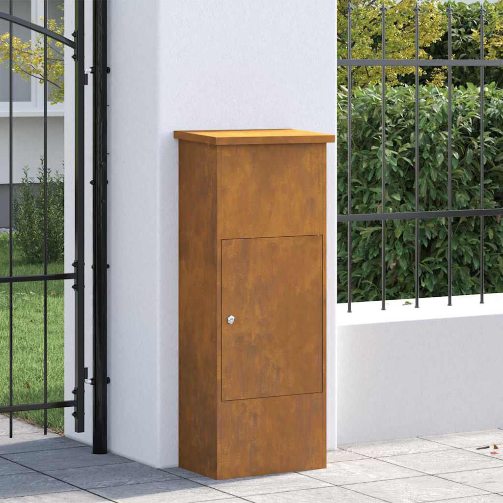 Borough Wharf Weathering Steel Drop Box Rusty