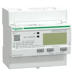 Schneider Electric A9MEM3115 Energiezähler iEM3115, 3-phasig, 63A, mit Teilzähler, 2E, Multi-Tarif, MID konform, Genauigkeitsklasse 1