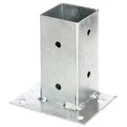 Alberts® Aufschraubhülse für Geraden 150mm für verschiedene Pfostenstärken 70/70 mm