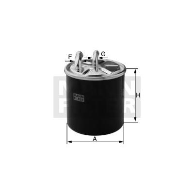 MANN-FILTER Kraftstofffilter WK 820/5 91mm