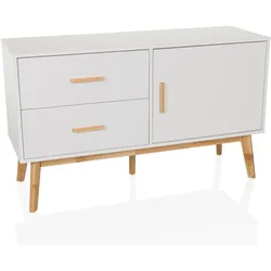 hjh LIVING, Kommode + Sideboard, Tarolo (120 x 40 x 72 cm)