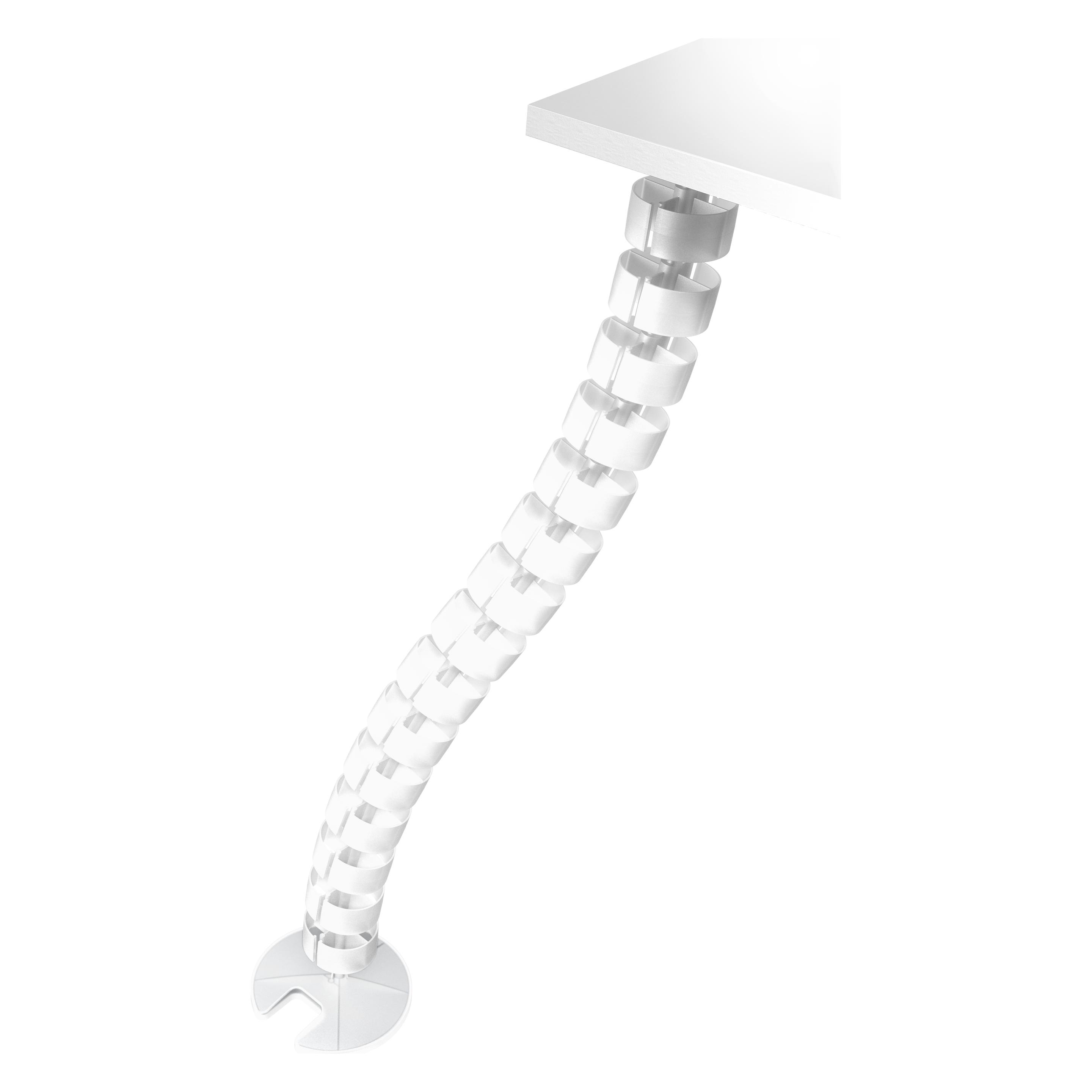 Dataflex Addit Kabelwurm 1270 mm (34.210) weiss (127 cm) (34.210)