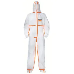 uvex 4B Einwegschutz - Overall mit Füßen, weiß weiß XL - 8909412 - weiß