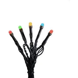 Konstsmide Weihnachtsbeleuchtung  Micro LED Lichterkette 120 Dioden schwarzes Kabel