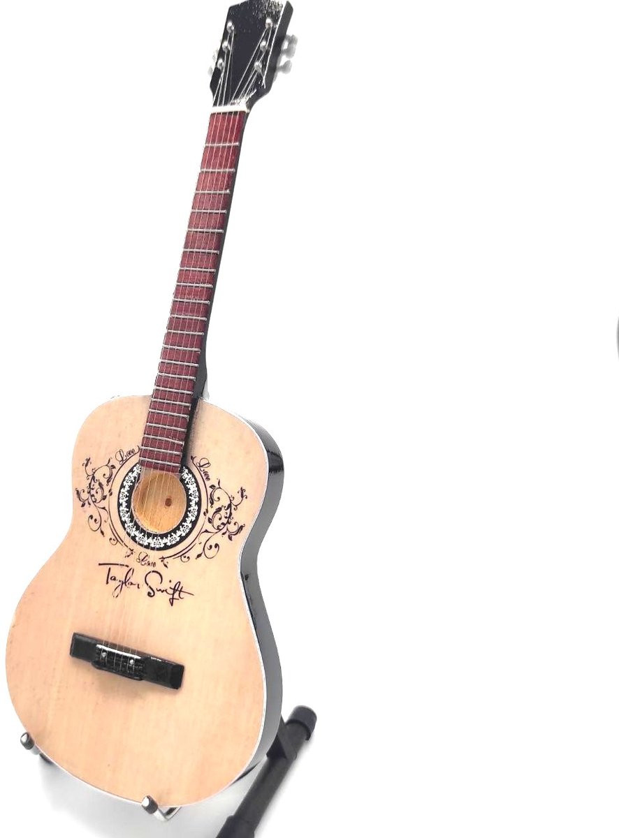 Taylor Swift Miniatuur Gitaar Decoratie voor Volwassenen