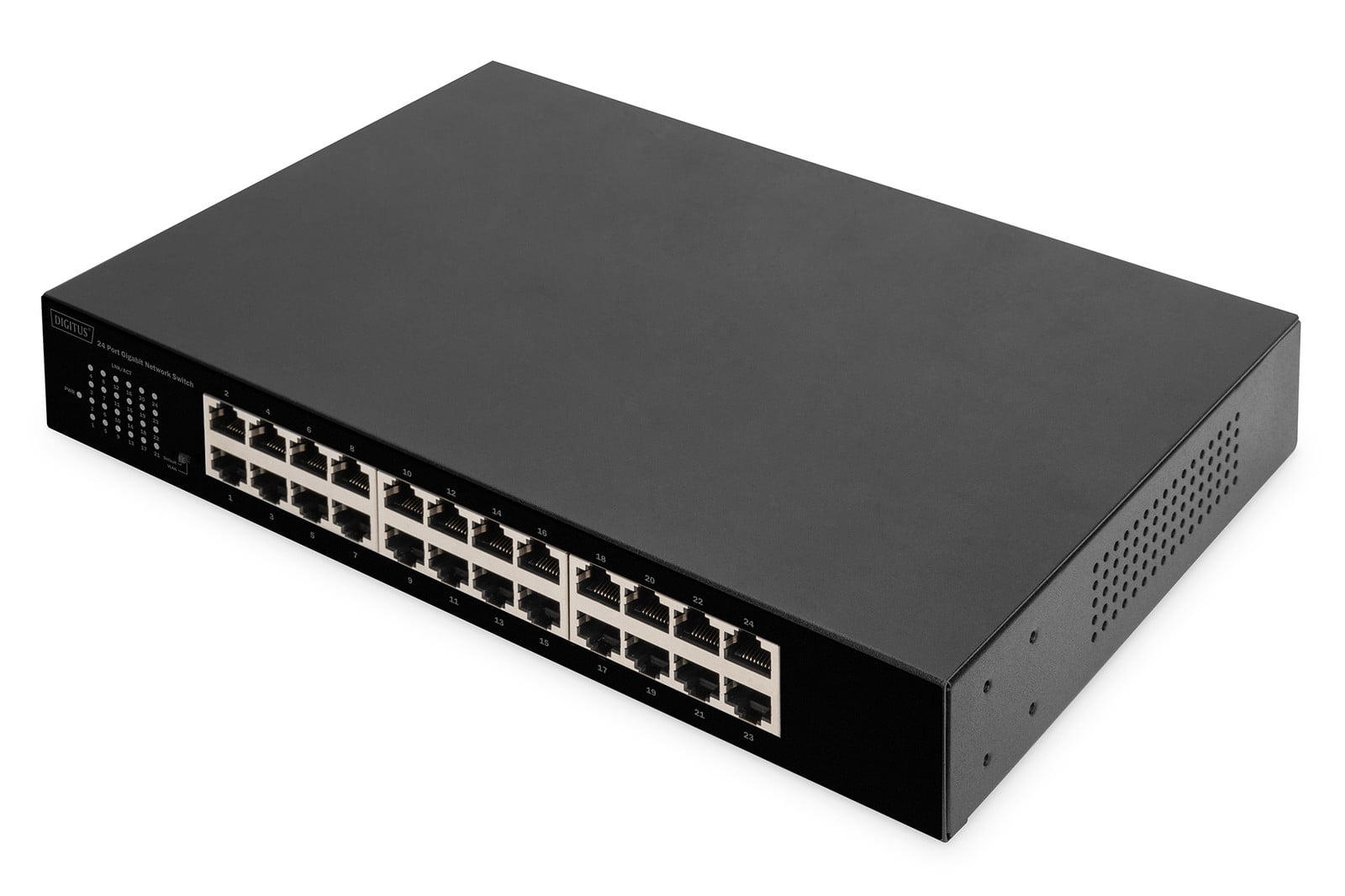 DIGITUS 24-poorts Gigabit-netwerkschakelaar 1 Gbps