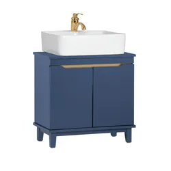 WASCHBECKENUNTERSCHRANK Blau