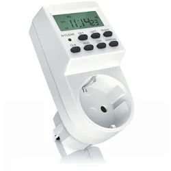 Brandson Zeitschaltuhr mit Kinderschutzsicherung 1,5 LCD Display / 20 ON/OFF Programme