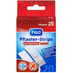FIGO Pflasterstrips sensitiv Faservlies 20 St
