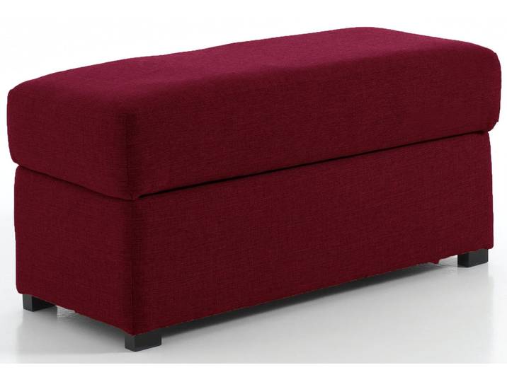 Pouf rectangle, Bordeaux