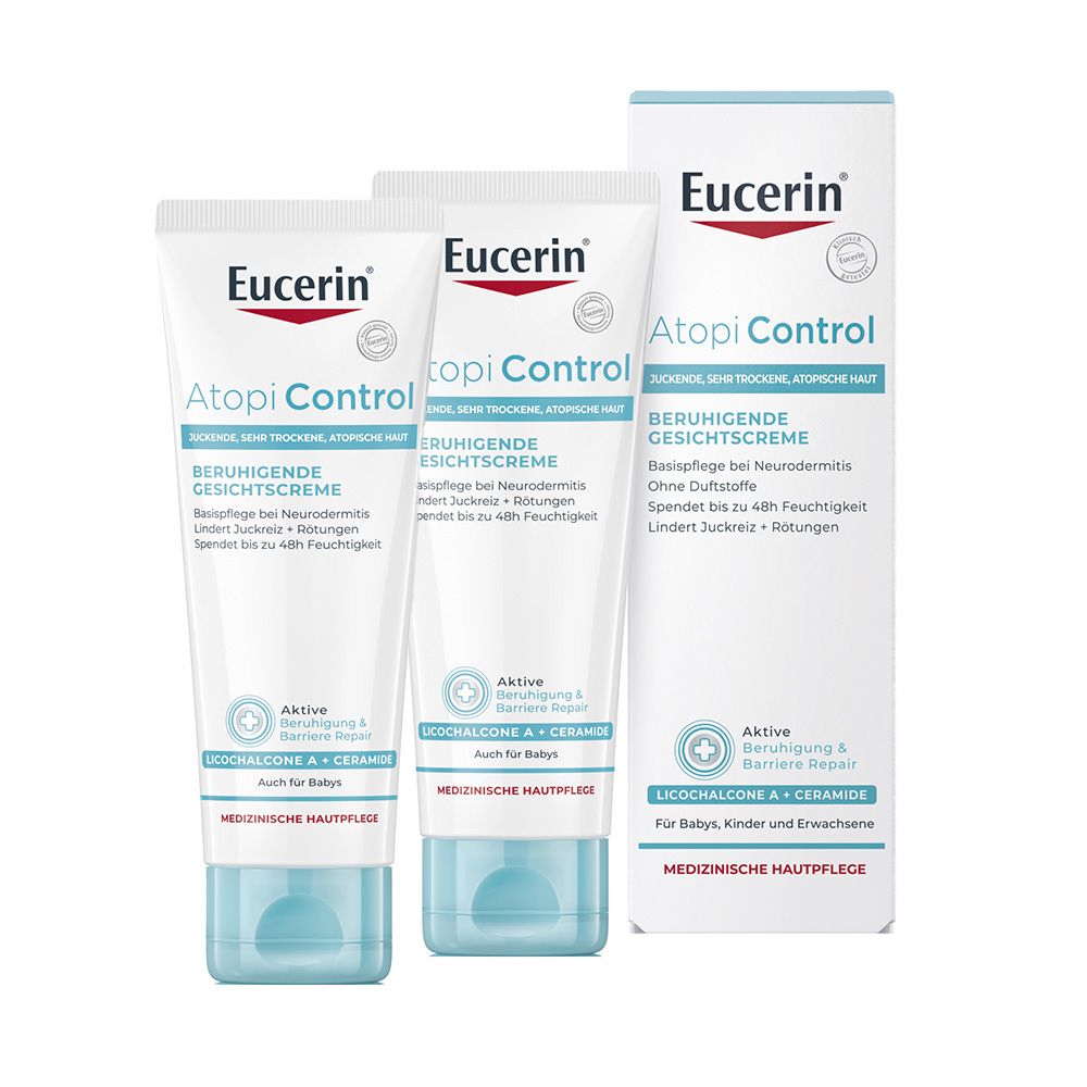 2x Eucerin Atopicontrol Gesi 2x50 ml Creme