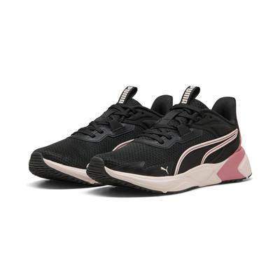 Trainingsschuh PUMA "Disperse XT 4 Trainingsschuhe Erwachsene", Damen, Gr. 47, schwarz (schwarz jasmine flower wild pink), Obermaterial: Synthetik, Textil. Futter: Textil. Innensohle: Textil. Laufsohle: Synthetik, Gummi, Schuhe