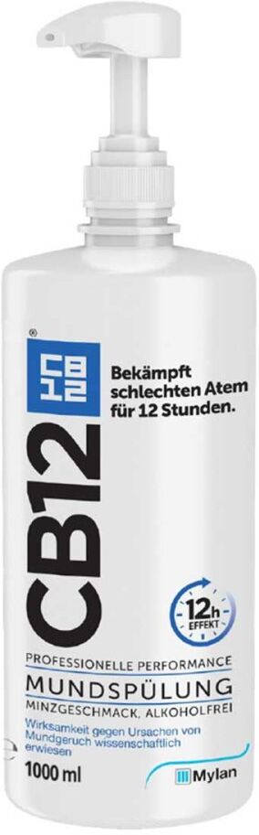CB12 Mundspülung mit Chlorhexidin, gegen Mundgeruch für 12 Std.