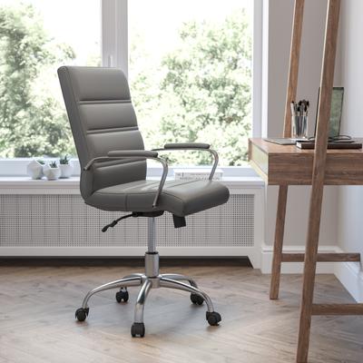Flash Furniture Mid-back LeatherSoft Executive Swivel Office Chair