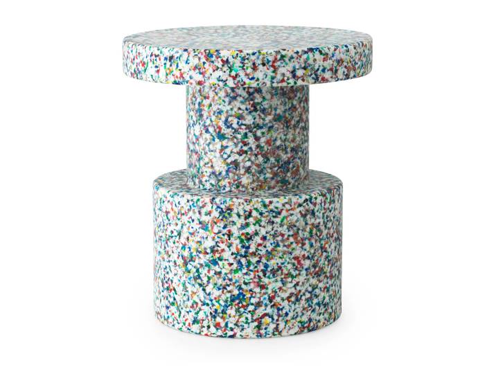 Normann Copenhagen Tabouret Bit Blanc-multi