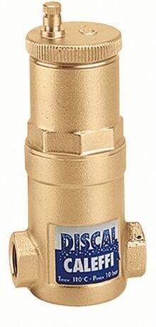 Caleffi Discal Mikroblasenabscheider 551003 3/4" IG, Messing-Gehäuse