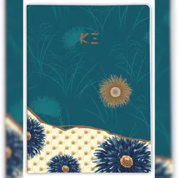 Clairefontaine 4x K3 blue, Spiralbuch A5 74 Blatt liniert - Mehrfarbig 115904C