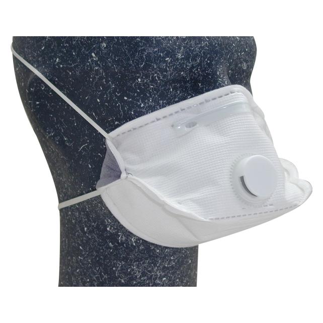 Otto Schachner Faltbare Maske mit Ventil zur Erleichterung der Atmung. (FFP3, 12x) (430300)