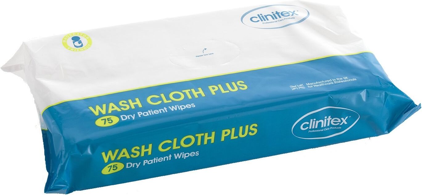 Conti Washcloths Large Full Case (16 Packs of 75), Polyester, Multicolour, 64 x 35 x 30 cm