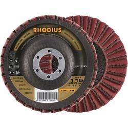 Rhodius 353296 VSK F Fächerschleifscheibe Edelstahl, Stahl 10 St.