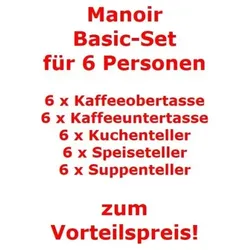 Villeroy & Boch Manoir Basic-Set für 6 Personen / 30 Teile