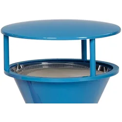 PROREGAL Dach für klassischen Standascher | HxBxT 21x46x46cm | Kunststoff | Blau