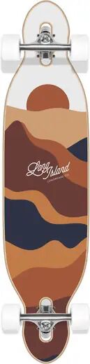 Long Island Drop Complete Longboard (Landscape Essential)  - Brown;Blue;White - Size: 38.5"