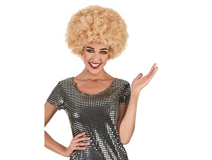 DEGUISE TOI - Blonde disco afropruik voor volwassenen