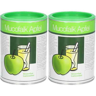 Mucofalk Apfel Gran.z.Herst.e.Susp.z.Einn.Dose Doppelpack 2x300 g Granulat zur Herstellung einer Susp. zum Einnehmen