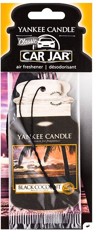 Yankee Candle Black Coconut désodorisant voiture à suspendre 1 pcs