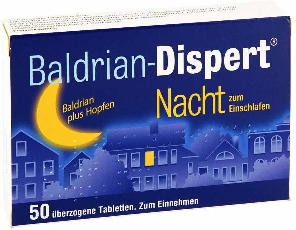 Baldrian-Dispert Nacht zum Einschlafen