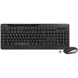 LogiLink ID0194 Tastatur Maus enthalten RF Wireless Schwarz