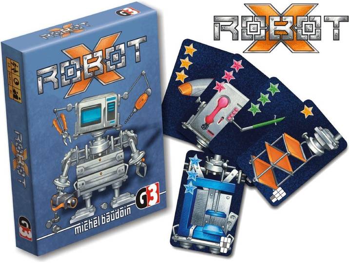 HOT Games Robot-X - Bouw je eigen robot - Strategisch kaartspel