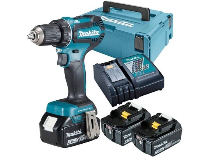 Perceuse visseuse 18V LXT (3x5\,0 Ah) en MAKPAC - MAKITA DDF485RTJ3