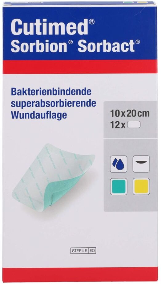 Cutimed Sorbion Sorbact Wundauflage 10x20 cm