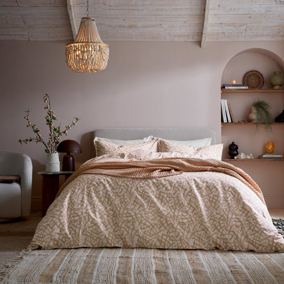 Abigail Ahern x Murmur Oonagh Cotton Abstract Duvet Cover Set Abstract Super King Duvet Cover + 2 Pillowcases