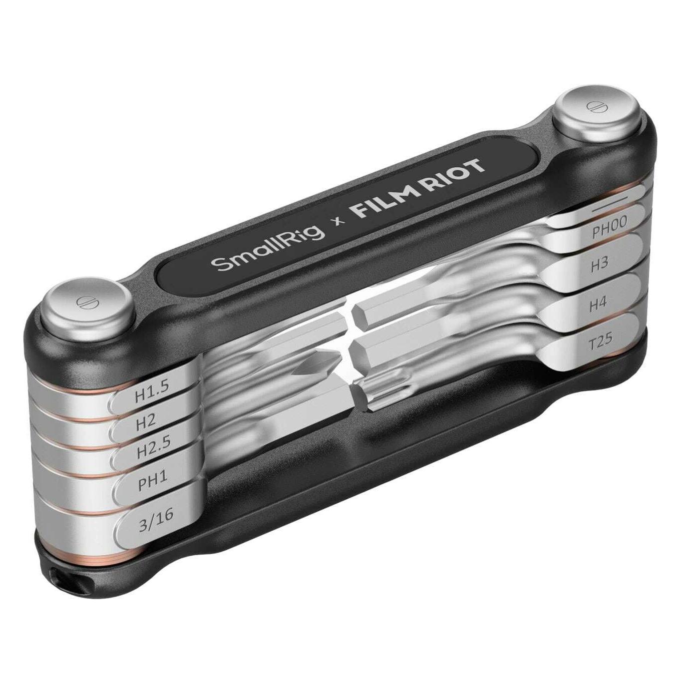 SmallRig x FILM RIOT 10 in 1 Detent Folding Multi Tool Kit (Black) 4375 (4375)